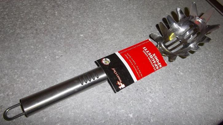 Tasse à spaghetti en inox, Maison & Meubles, Cuisine | Couverts, Neuf, Couverts en vrac, Inox ou Chrome, Résiste au lave-vaisselle