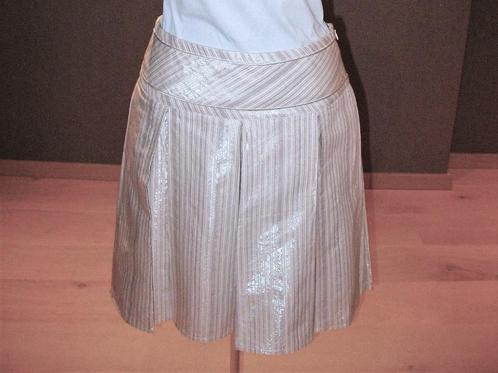 Nieuwe InWear rok met zilverkleurige strepen, mt 36/38, Kleding | Dames, Rokken, Nieuw, Verzenden