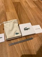 Lacoste armband mannen, Handtassen en Accessoires, Ophalen of Verzenden, Zo goed als nieuw, Zilver, Zilver