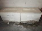 Ensemble salle de bain evier double vasque, Ophalen, 75 cm of meer, 150 tot 200 cm, Zo goed als nieuw