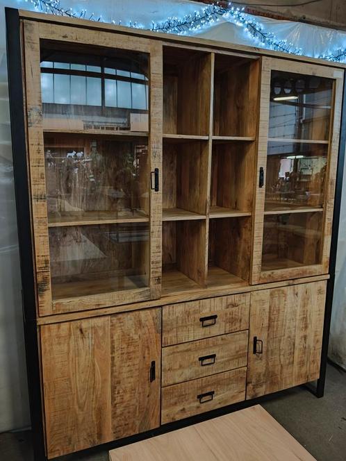 Buffetkast mangohout (outlet), Huis en Inrichting, Woonaccessoires | Overige, Nieuw, Ophalen