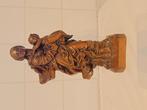 Houten beeld Maria met kind. 30 cm, Ophalen