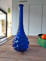 Vintage bubble vaas glas Empoli ? Italy, Verzamelen, Ophalen of Verzenden