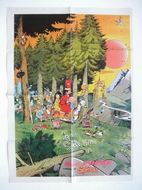 Poster Spirou 2279 - Docteur Poche - Wasterlain - 17 déc 81, Boeken, Stripverhalen, Zo goed als nieuw, Eén stripboek, Ophalen of Verzenden