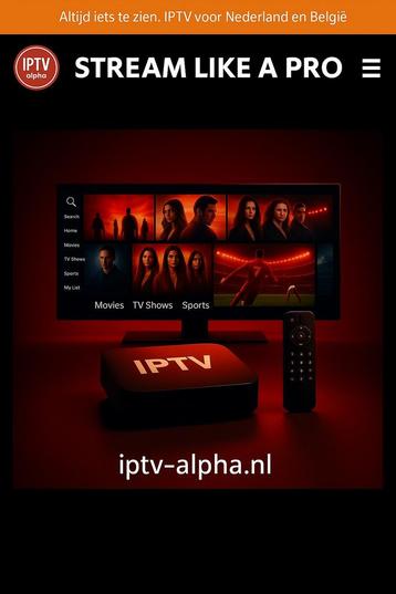 IPTV vanaf 14,95 beschikbaar voor biedingen