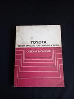 Cahier d'atelier sur les châssis et les Toyota Corona Carina, Enlèvement ou Envoi