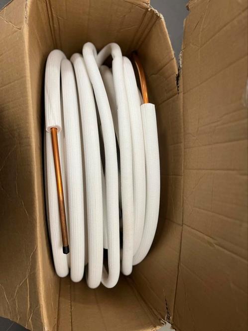 Koperleiding voor airco 1/4-3/8  (2 diameters) - nieuw, Elektronische apparatuur, Airco's, Nieuw, Ophalen