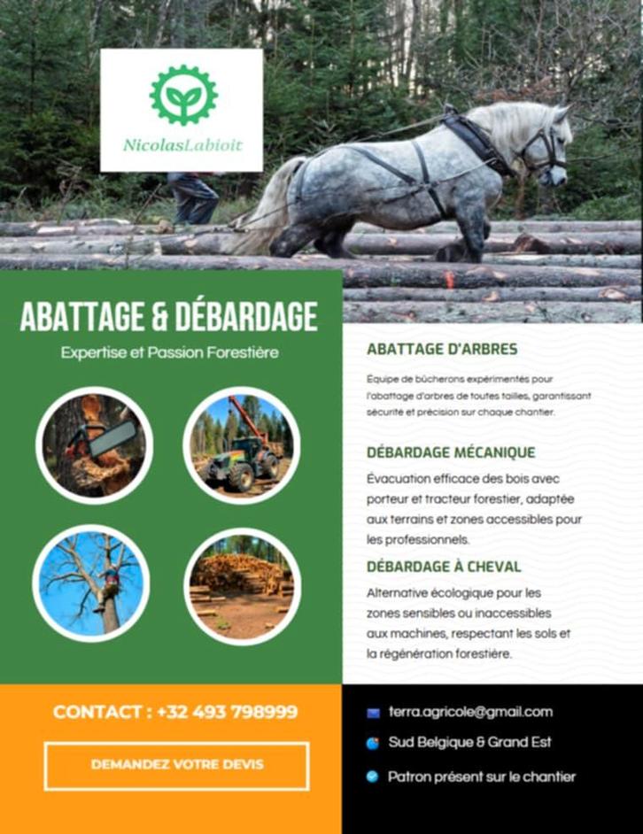 Travaux forestiers, Diversen, Overige Diversen, Ophalen