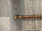 Belle canne de marche  avec boussole en laiton en bon état, Enlèvement, Utilisé