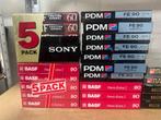 Lot de Cassettes audio neuve, Enlèvement ou Envoi, Neuf, dans son emballage, 2 à 25 cassettes audio, Vierge