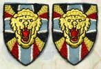 KOREA BATALJON 1950-1954, Originele ABL Patches SET 2X, Ophalen of Verzenden, Landmacht, Embleem of Badge