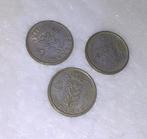 3 munten vintage België 5 franc 1949 1950 en 1964, Postzegels en Munten, Verzenden, Verzilverd, Setje