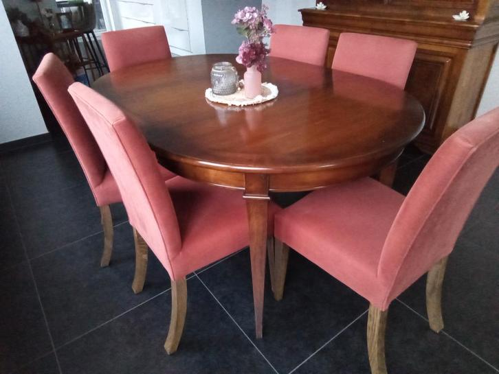 Kerselaar tafel, Huis en Inrichting, Tafels | Eettafels, Gebruikt, 100 tot 150 cm, 100 tot 150 cm, Vijf personen of meer, Ovaal