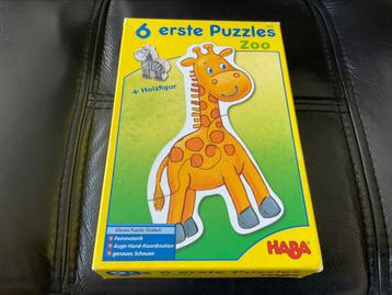 6 eerste houten puzzels Haba beschikbaar voor biedingen