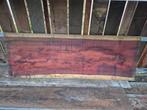 Padouk, Azobe, Iroko planken, Doe-het-zelf en Bouw, Hout en Planken, Ophalen, Gebruikt, Minder dan 25 mm, Plank
