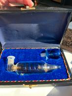 Glass pipe with case, Ophalen of Verzenden, Gebruikt