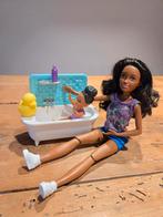 Barbie met kind in bad, Ophalen of Verzenden, Zo goed als nieuw, Barbie