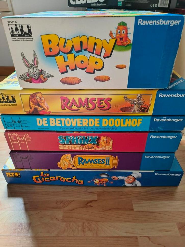 Gezelschapsspellen merk Ravensburger, Hobby en Vrije tijd, Gezelschapsspellen | Bordspellen, Zo goed als nieuw, Ophalen of Verzenden
