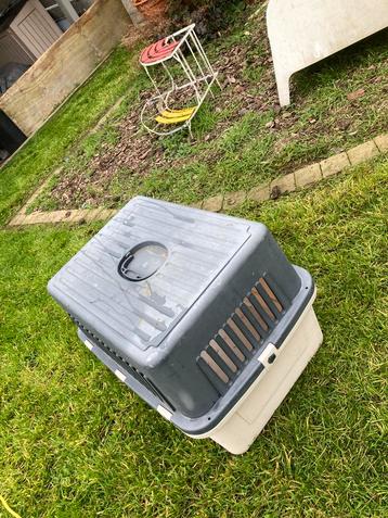 hondenbench/transportbox, Dieren en Toebehoren, Ophalen, Zo goed als nieuw