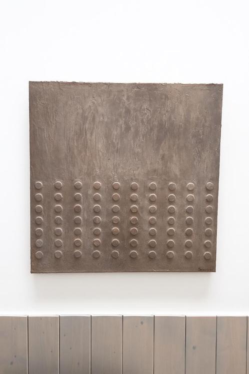 Origineel Werk Sandra Hapers "Be Unique" 80x80, Antiek en Kunst, Kunst | Schilderijen | Modern, Ophalen of Verzenden