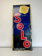 SOLO emaille reclamebord, Verzamelen, Ophalen of Verzenden, Gebruikt, Reclamebord