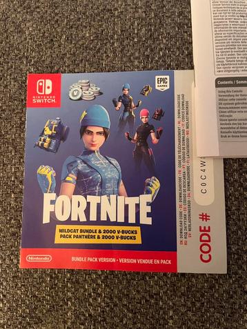 Fortnite Wildcat bundle & 2000 V-Bucks beschikbaar voor biedingen
