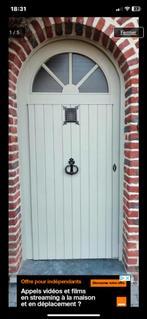 porte d’entrée rue - Meranti, Doe-het-zelf en Bouw, Raamkozijnen en Schuifdeuren, Ophalen, Zo goed als nieuw
