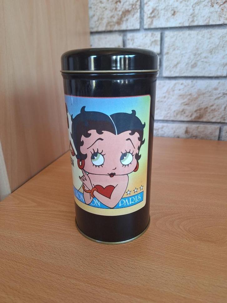 Betty Boop vintage delicatesse zwarte doos, Verzamelen, Beelden en Beeldjes, Nieuw, Mens, Ophalen of Verzenden