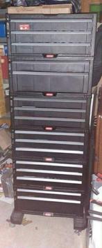 Keter module ladekast/werkplaatswagen 16lades heel goede sta, Doe-het-zelf en Bouw, Ophalen, Gevuld, Gebruikt