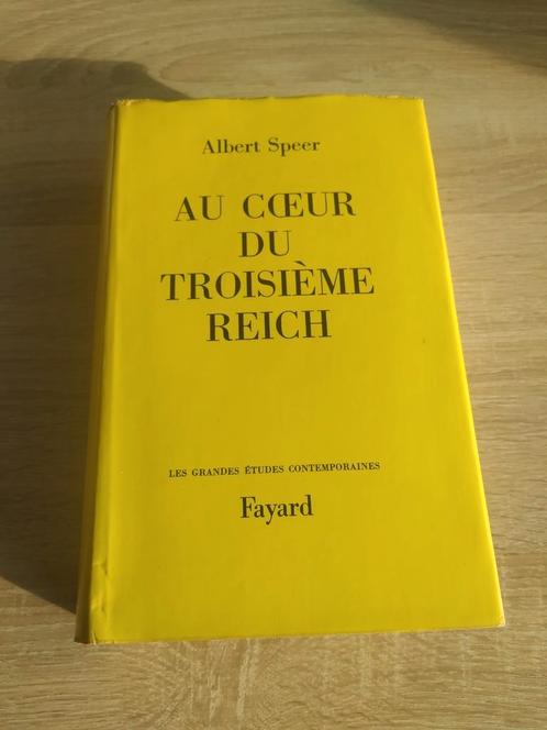 Au cœur du 3eme Reich Albert Speer Fayard 2eme guerre monde, Livres, Guerre & Militaire, Utilisé, Général, Deuxième Guerre mondiale