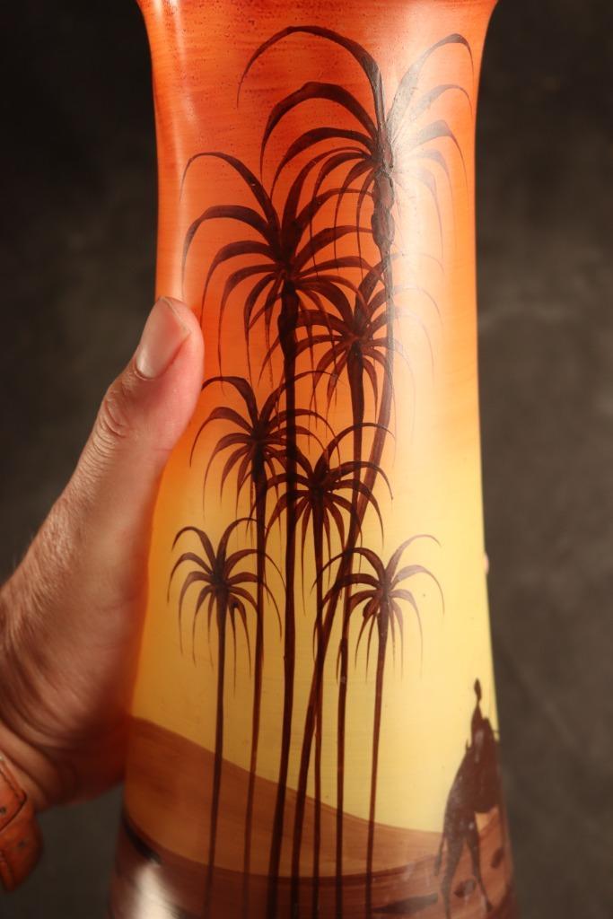 Grote gesigneerde Art Deco vaas, Antiek en Kunst, Antiek | Glaswerk en Kristal, Ophalen of Verzenden