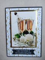 Zelfgemaakte kerstkaart met omslag, Hobby en Vrije tijd, Kaarten | Zelfgemaakt, Ophalen of Verzenden, Nieuw, Kerst