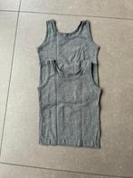 Set 2 grijze onderhemdjes van Hema (Maat 86-92 / 1-2 jaar), Nacht- of Onderkleding, Ophalen of Verzenden, Zo goed als nieuw, Hema