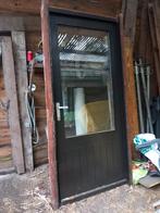 Gebruikte raam en deur , degelijk zwaar hout, Utilisé, Enlèvement ou Envoi