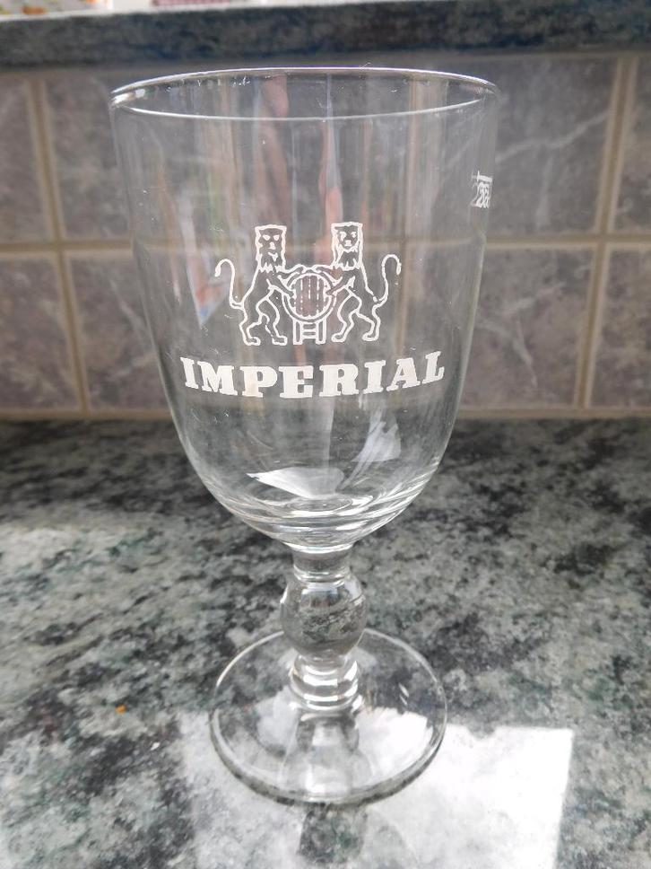 6 antieke imperiale glazen op voet, Verzamelen, Glas en Drinkglazen, Nieuw, Bierglas, Ophalen of Verzenden