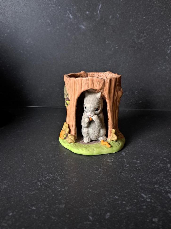 Franklin Mint 1984 Woodland Surprises - Eekhoorn - Squirrel, Verzamelen, Beelden en Beeldjes, Zo goed als nieuw, Ophalen of Verzenden