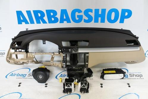 Airbag set - Dashboard beige Volkswagen Passat B7 (2010-2014, Autos : Pièces & Accessoires, Tableau de bord & Interrupteurs, Utilisé