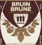 bieretiket De Gomme Ruddervoorde : Munck bruin, Verzamelen, Verzenden, Gebruikt, Overige typen, Overige merken