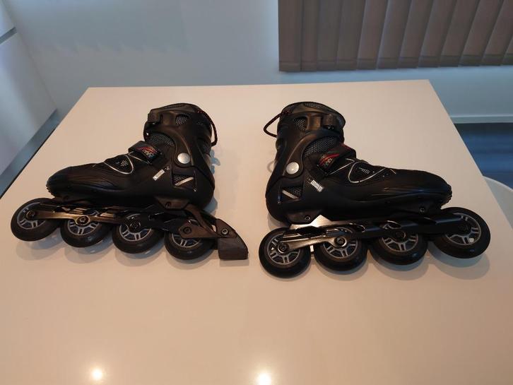 FILA Primo Air Zone Skeelers - Inline skates Zwart/ Rood, Sport en Fitness, Skeelers, Zo goed als nieuw, Inline skates 4 wielen