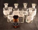 Set antieke apothekersflessen, Antiek en Kunst, Ophalen of Verzenden