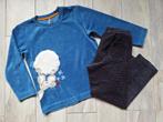 ★ M116 - Winterpyjama woody velours thema muis, Nacht- of Onderkleding, Ophalen of Verzenden, Zo goed als nieuw, Jongen