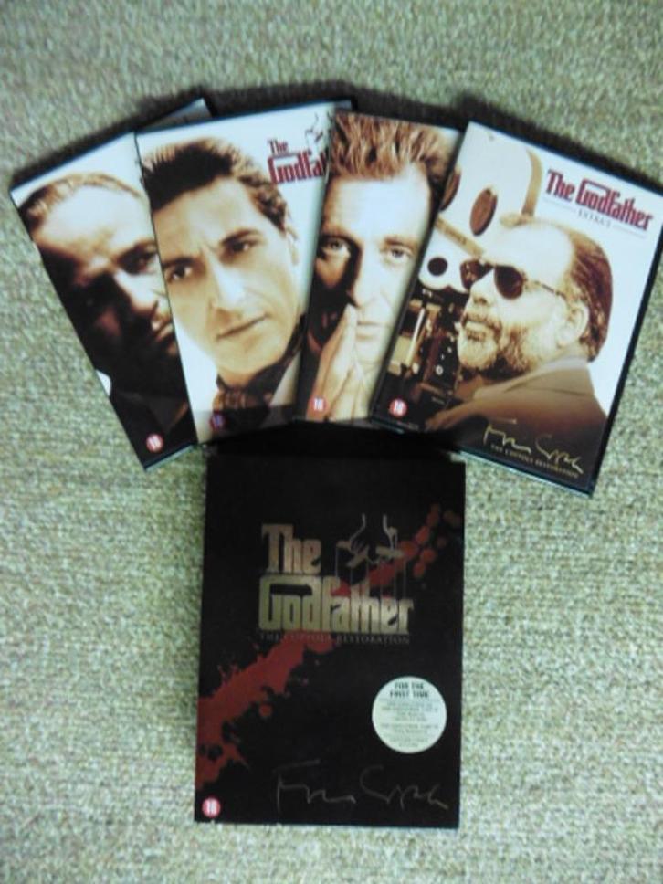Godfather Trilogie DVD Boxset (5 dvd's), Cd's en Dvd's, Dvd's | Klassiekers, Zo goed als nieuw, Thrillers en Misdaad, 1960 tot 1980
