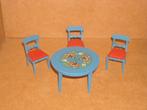 Lundby tafel en 3 stoelen, Gebruikt, Ophalen of Verzenden