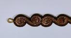 Bronskleurige armband met kraaltjes, Ophalen of Verzenden, Nieuw, Goud