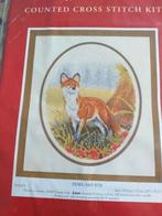 Borduurpakket Februari Fox van Anchor, Hobby & Loisirs créatifs, Broderie & Machines à broder, Envoi, Neuf, Set à broder