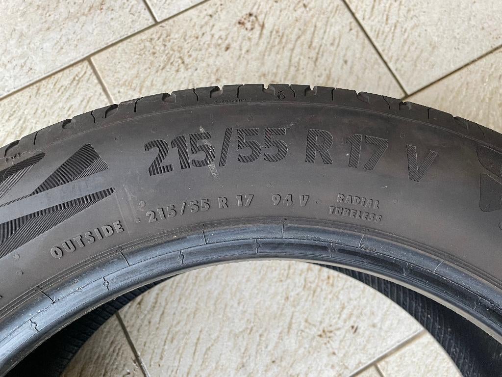 Zomerbanden EcoContact 6 215/55 R17, Autos : Pièces & Accessoires, Pneus & Jantes, Pneu(s), Pneus été, Enlèvement