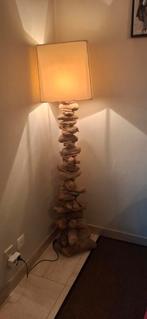 Staanlamp teak, Ophalen, Hout, 100 tot 150 cm, Landelijk