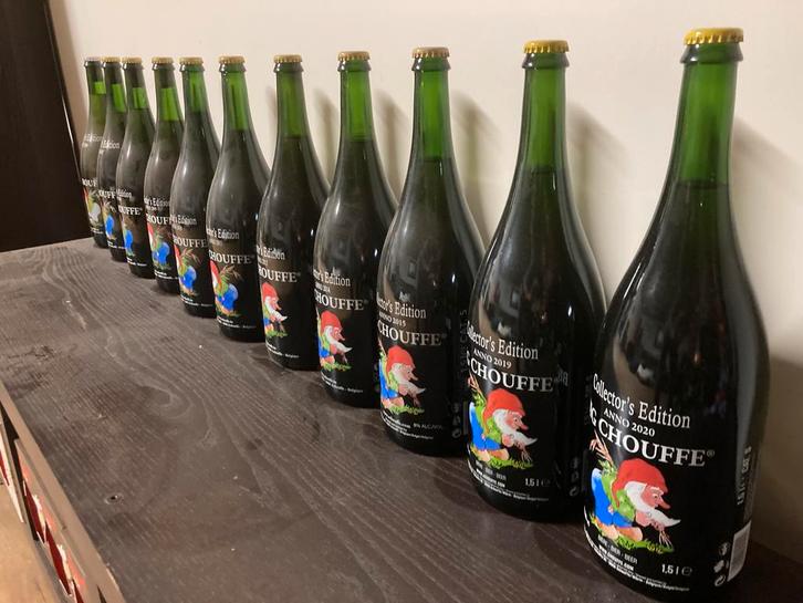 Big Chouffe Collector’s Edition 2006 - 2020, Verzamelen, Biermerken, Nieuw, Flesje(s), Duvel, Ophalen