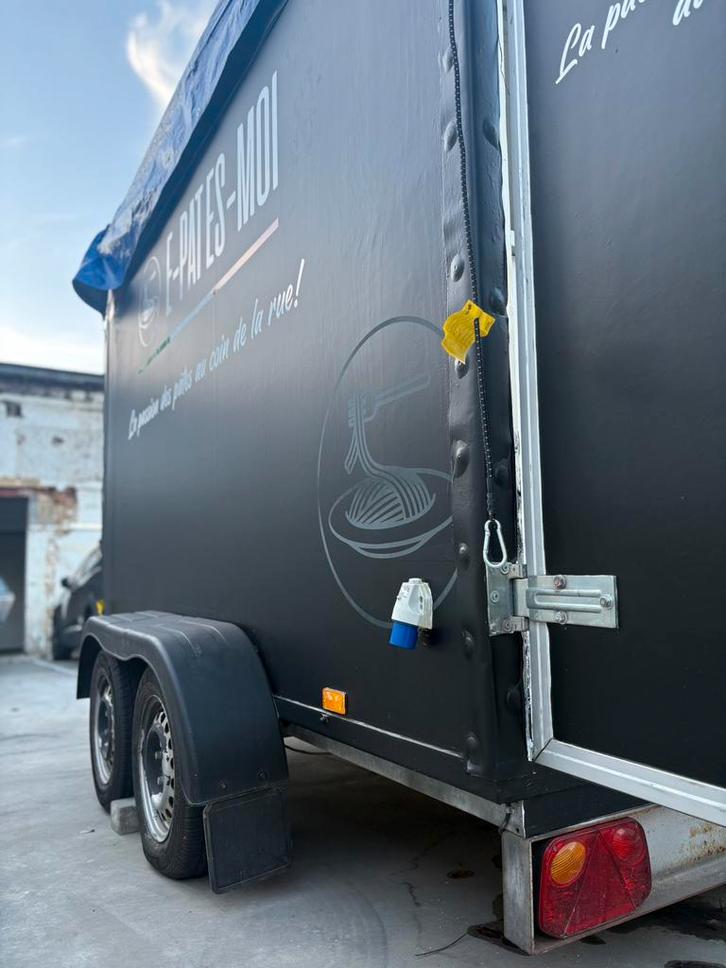 Remorque food truck, Auto diversen, Aanhangers en Bagagewagens, Zo goed als nieuw, Ophalen