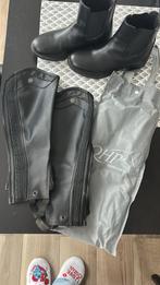 Bottes équitation + mini chaps, Enlèvement, Comme neuf, Chaussures